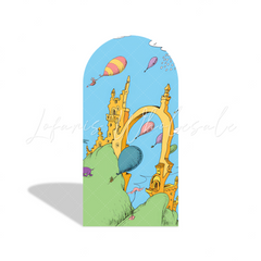 Toile de fond pour arche fête anniversaire Baby Shower Oh l'endroit où tu iras
