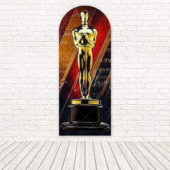 Toile de fond pour arche nuit remise prix glamour Hollywood statuette Oscar