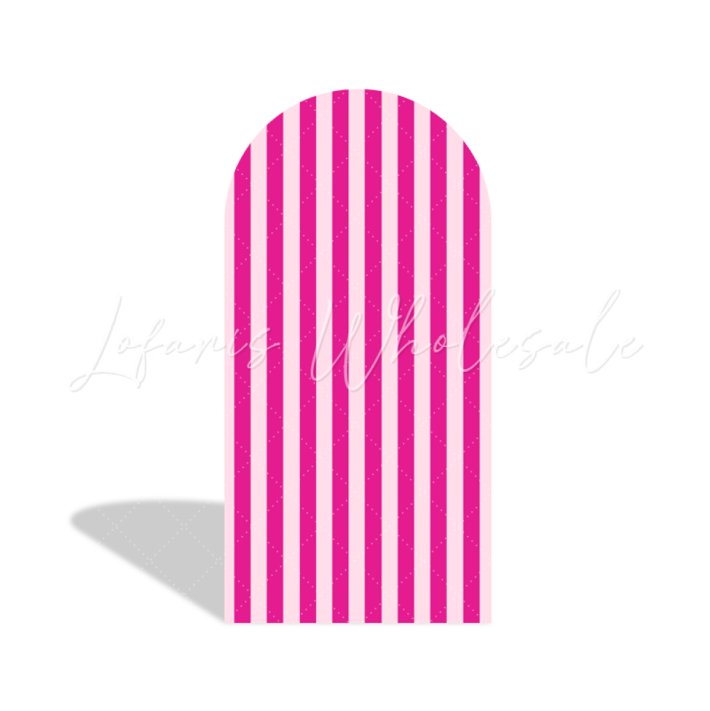Toile de fond pour arche fête anniversaire Barbie rose