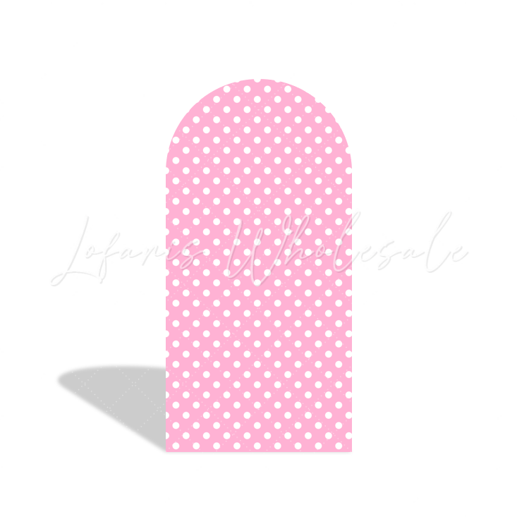 Toile de fond pour arche fond fête anniversaire Minnie rose