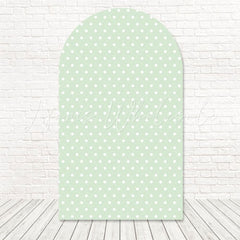 Toile de fond pour arche motif pois colorés pour thème ludique