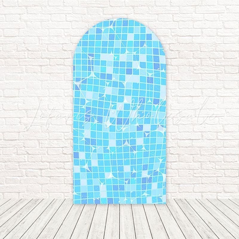 Toile de fond pour arche Pool Party été pour événements extérieur fun et relaxants