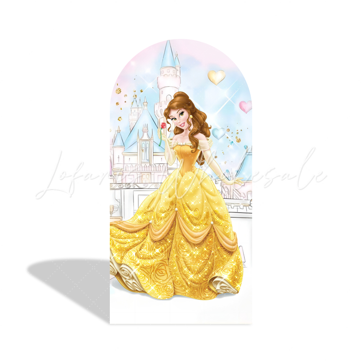 Couverture pour arche fond fête anniversaire Princesse