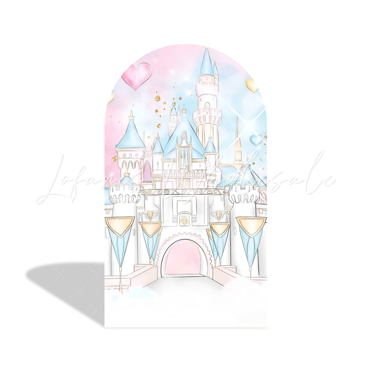 Couverture pour arche fond fête anniversaire Princesse