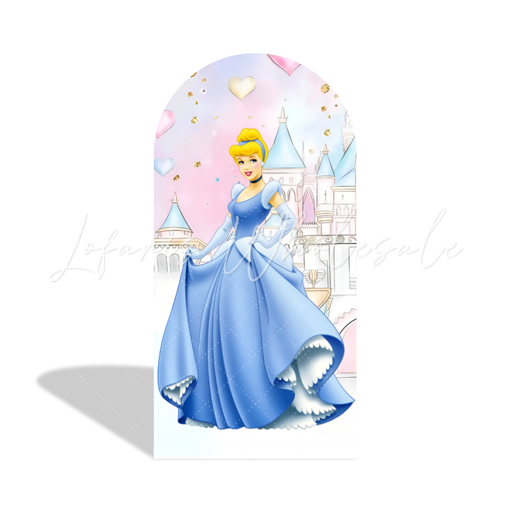 Couverture pour arche fond fête anniversaire Princesse