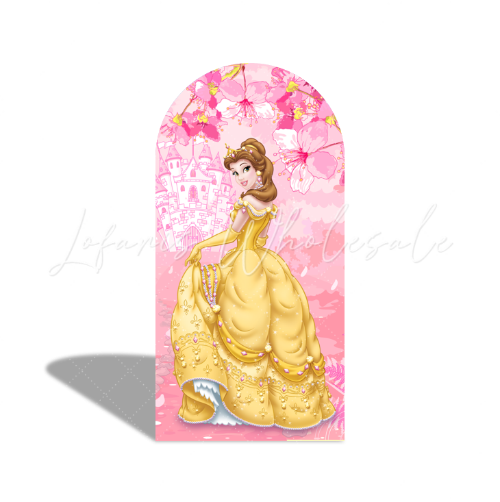 Toile de fond pour arche Joyeux Anniversaire Princesse