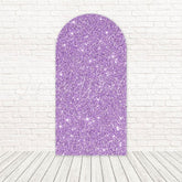 Toile de fond pour arche brillance rêve paillettes violettes pour look fête magique