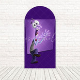 Toile de fond pour arche rempli de joie Violet Vice-Versa pour fête thème film