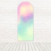 Toile de fond pour arche motif joie audacieux tie dye arc-en-ciel pour jour thème paix