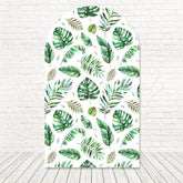 Toile de fond pour arche ambiance jungle plantes safari pour décoration fête nature