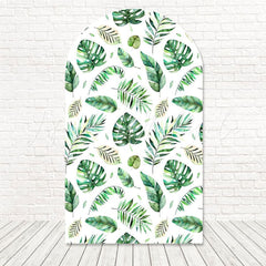 Toile de fond pour arche ambiance jungle plantes safari pour décoration fête nature