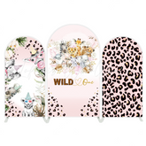 Toile de fond pour arche fête anniversaire safari sauvage