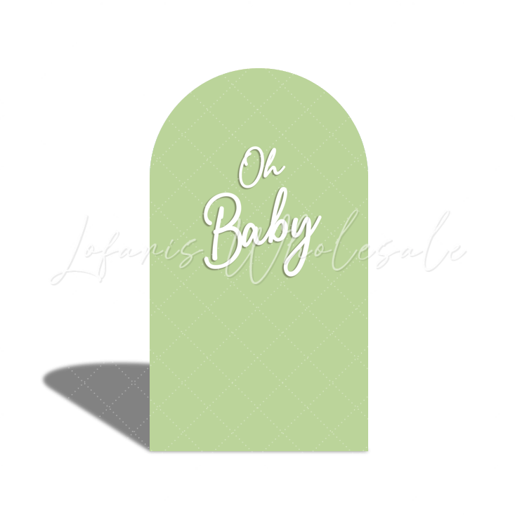 Toile de fond pour arche fête anniversaire Baby Shower animal jungle sauvage safari Oh Baby