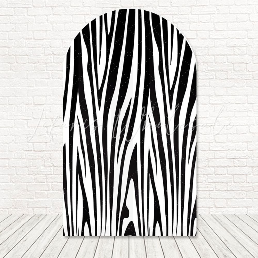Toile de fond pour arche motif zèbre safari audacieux pour jour fun jungle