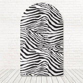 Toile de fond pour arche style imprimé zèbre safari pour fête jungle animaux
