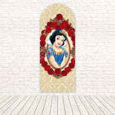 Toile de fond pour arche reflet juste lueur royale miroir magique Blanche-Neige