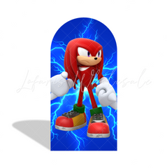Toile de fond pour arche Joyeux Anniversaire dessin animé Sonic