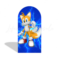 Toile de fond pour arche Joyeux Anniversaire dessin animé Sonic