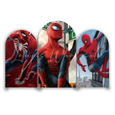 Toile de fond pour arche fête anniversaire thème super-héros Spider-Man