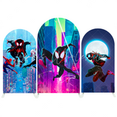 Toile de fond pour arche fête anniversaire thème Spider-Man