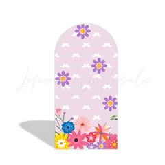 Toile de fond pour arche Joyeux Anniversaire dessin animé Donald Duck fleur printemps