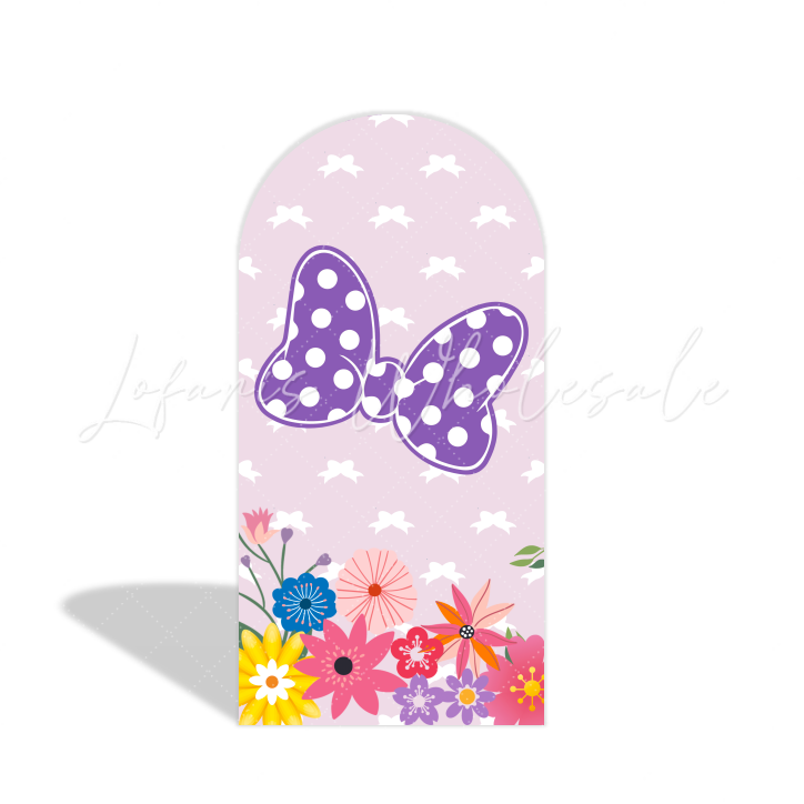 Toile de fond pour arche Joyeux Anniversaire dessin animé Donald Duck fleur printemps