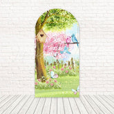 Toile de fond pour arche oiseau jardin printemps pour fêtes printemps inspirées nature