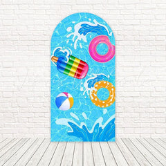 Toile de fond pour arche décor fun Pool Party été pour célébrations extérieur