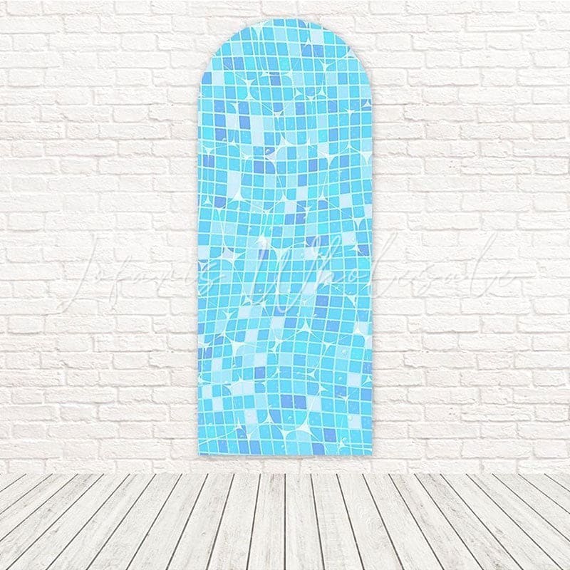 Toile de fond pour arche éclaboussure eau piscine été pour événement jardin