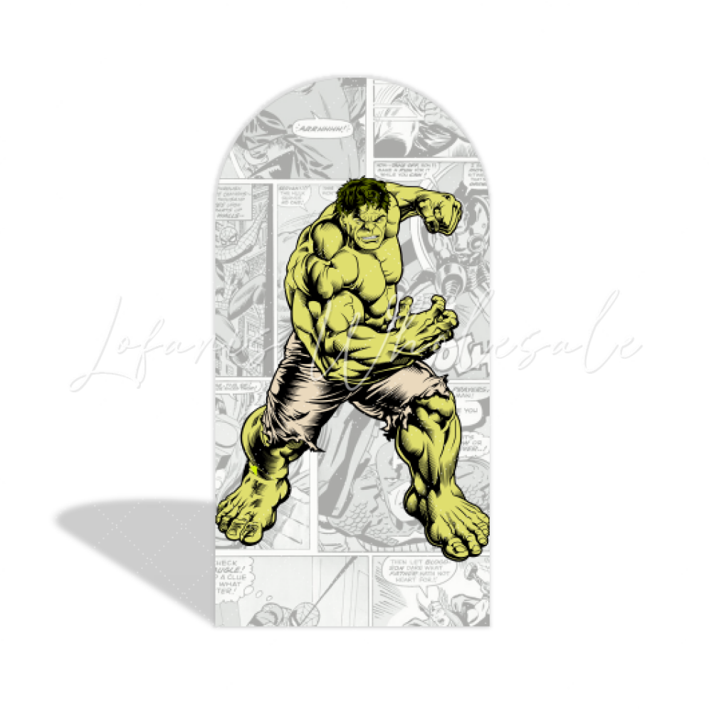 Toile de fond pour arche Joyeux Anniversaire thème super-héros Avengers Spider-Man
