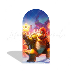 Toile de fond pour arche Joyeux Anniversaire film dessin animé Super Mario