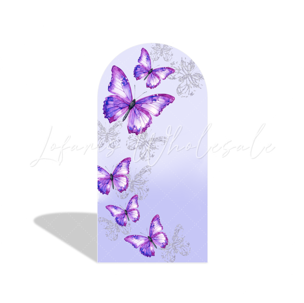 Toile de fond pour arche fond fête anniversaire fille princesse papillon Doux 15e 16e 18e