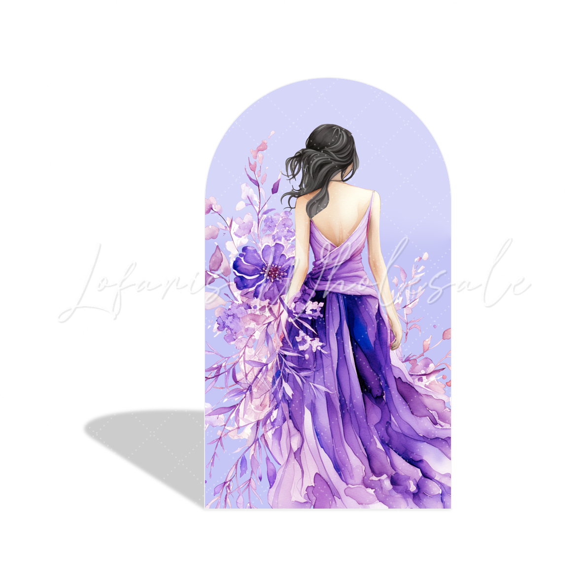 Toile de fond pour arche fond fête anniversaire fille princesse papillon Doux 15e 16e 18e