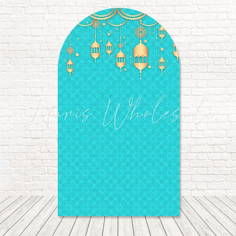 Toile de fond pour arche rêve arabe Jasmine sarcelle pour événement princesse
