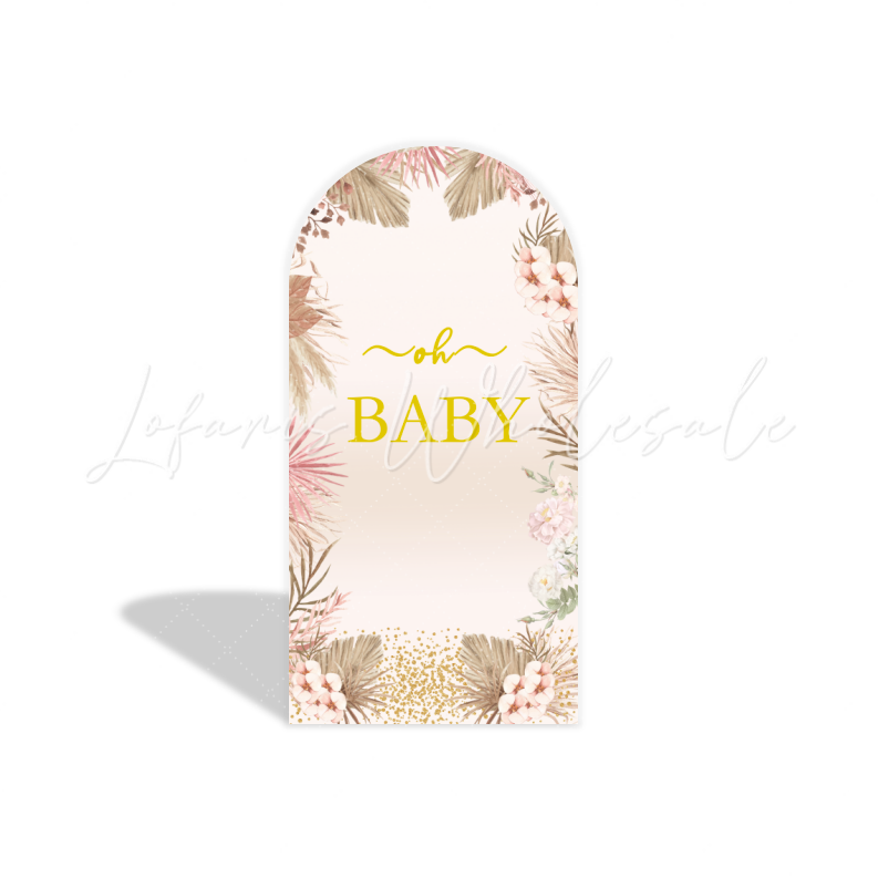 Toile de fond pour arche fête anniversaire ours en peluche