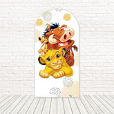 Toile de fond pour arche fierté jungle Le Roi Lion pour événement aventure sauvage