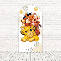 Toile de fond pour arche fierté jungle Le Roi Lion pour événement aventure sauvage