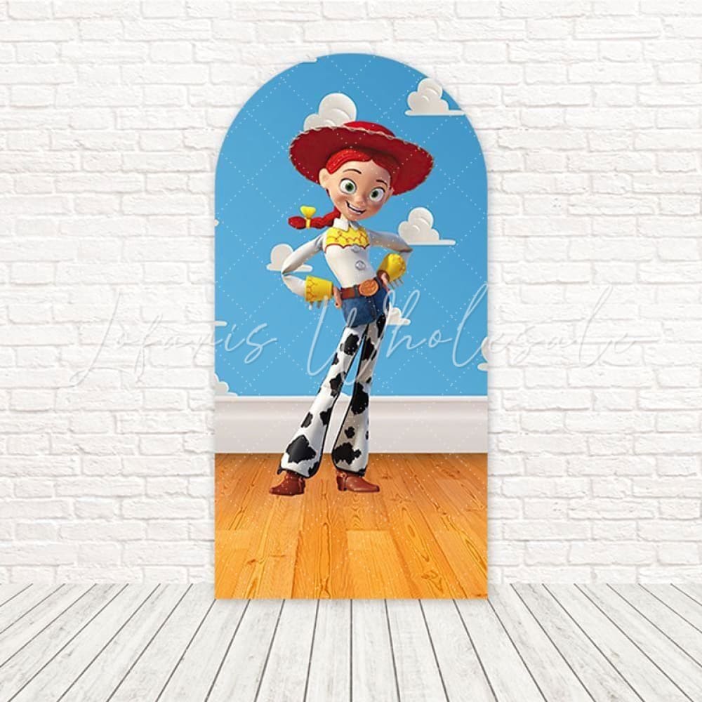 Toile de fond pour arche joie ciel nuages Toy Story pour fête anniversaire animé
