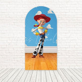Toile de fond pour arche joie ciel nuages Toy Story pour fête anniversaire animé