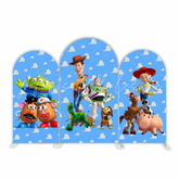 Toile de fond pour arche fête anniversaire thème Toy Story