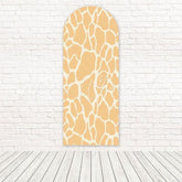 Toile de fond pour arche imprimé vache jaune pour décorations fête thème ferme