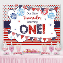 Fond de fête de l'indépendance des filles toile de fond du 1er anniversaire