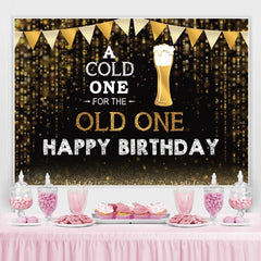 Un froid pour l'arrière-plan de la fête de la bière Old One pour homme
