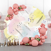 Fond De Joyeux Anniversaire Cercle De Style Graffiti Abstrait