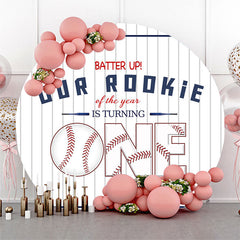 Batter Up Our Rookie Sports Round 1er anniversaire Toile de fond