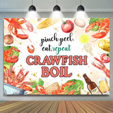 Fond d'ébullition d'écrevisses rouges à la bière pour une fête de famille