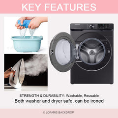 Mère bleue et rose avec des décors ronds de bébé pour la fête des mères