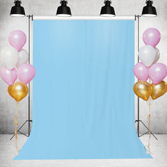 Toile de fond de f¨ote simple et solide bleue pour photo