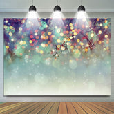 Le genre flou et scintillant révèle une toile de fond mystérieuse