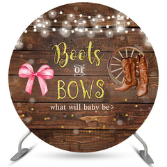 Bottes ou n?uds ronds sexe révèlent toile de fond de douche de bébé